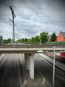 Railway bridge over Oudelandselaan