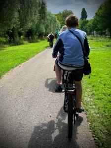 Passing horses on Weidepad