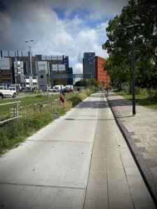 Temporary path surface on Plesmanlaan