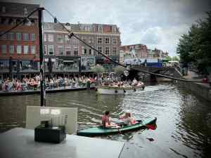 Boats on the Rijn from Waag