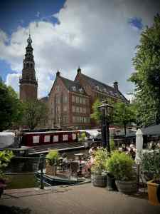 Stadhuis (City Hall) across the Nieuwe Rijn