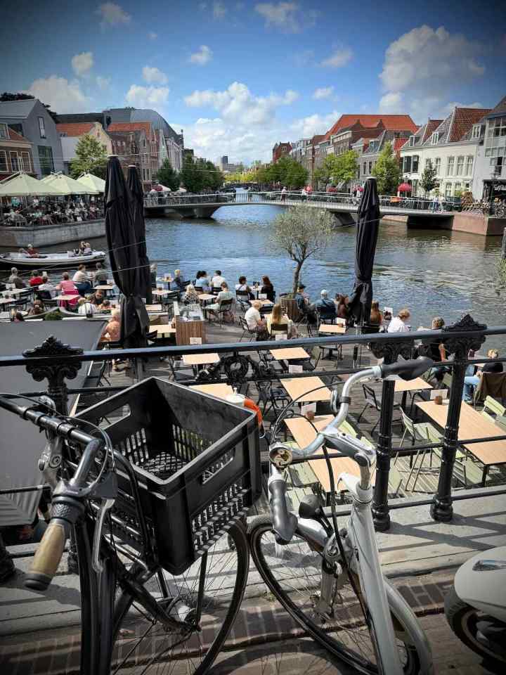Looking down the Rijn from Hoogstraat