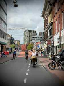 Riding along Steenstraat