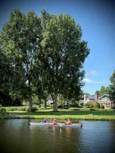 Boat on the Vliet Canal