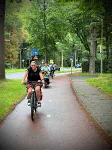 Riding along Groot Haesebroekseweg