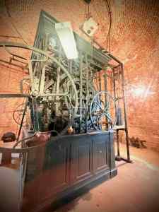 Mechanism inside the bell tower