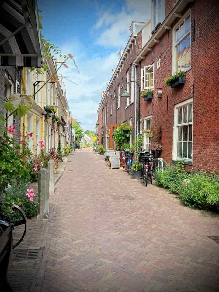 Looking down Trompetstraat