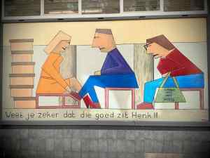 Are you sure it fits well, Henk? by Tijn Noordenbos