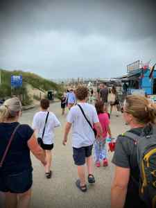 Heading down to the beach