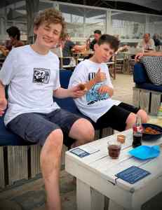 Enjoying some bitterballen