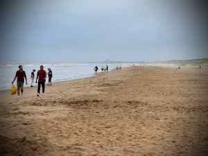 On the beach, looking towards Katwijk