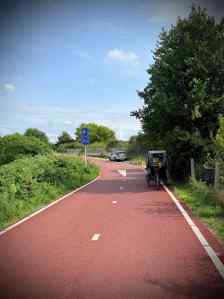 New asphalt path on Cantineweg