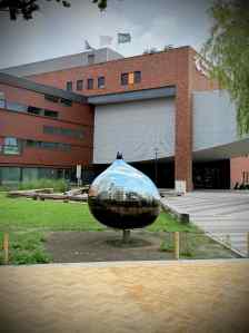 Bulb of Biodiversity by Rafael Martig, outside Hogeschool Leiden