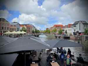 Looking down the Rijn from Hoogstraat