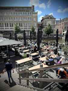 Looking across Annie's, to the other side of the Rijn