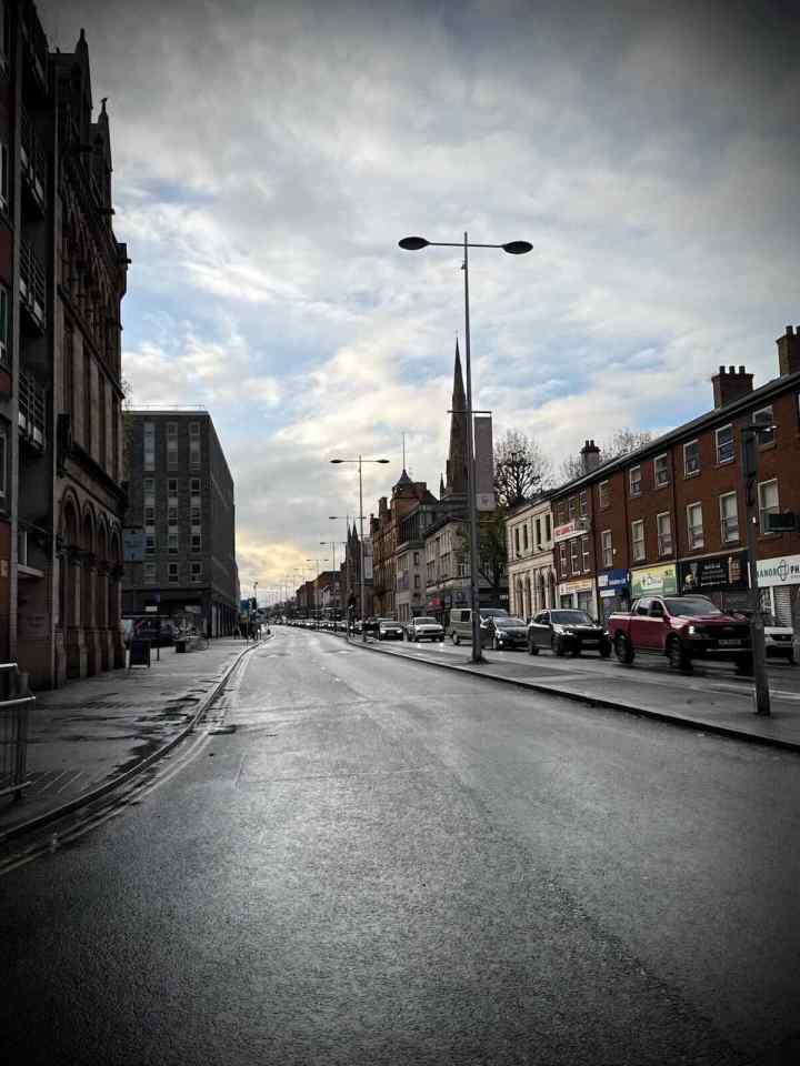 Chapel Street after Trinity Way junction