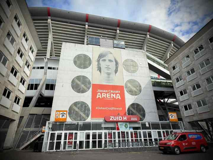 Outside Johan Cruyff Arena