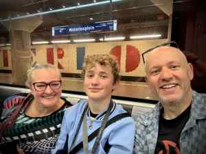 On the Metro at Waterlooplein station