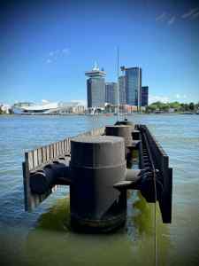 Looking across the IJ