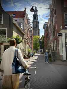 On Hilletjesbrug, looking towards Westerkerk