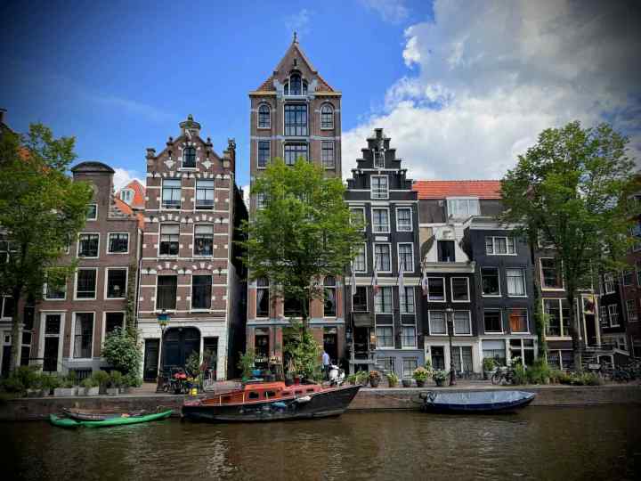 Buildings across Herengracht