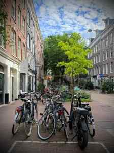 Bikes parked on Frans Halsstraat