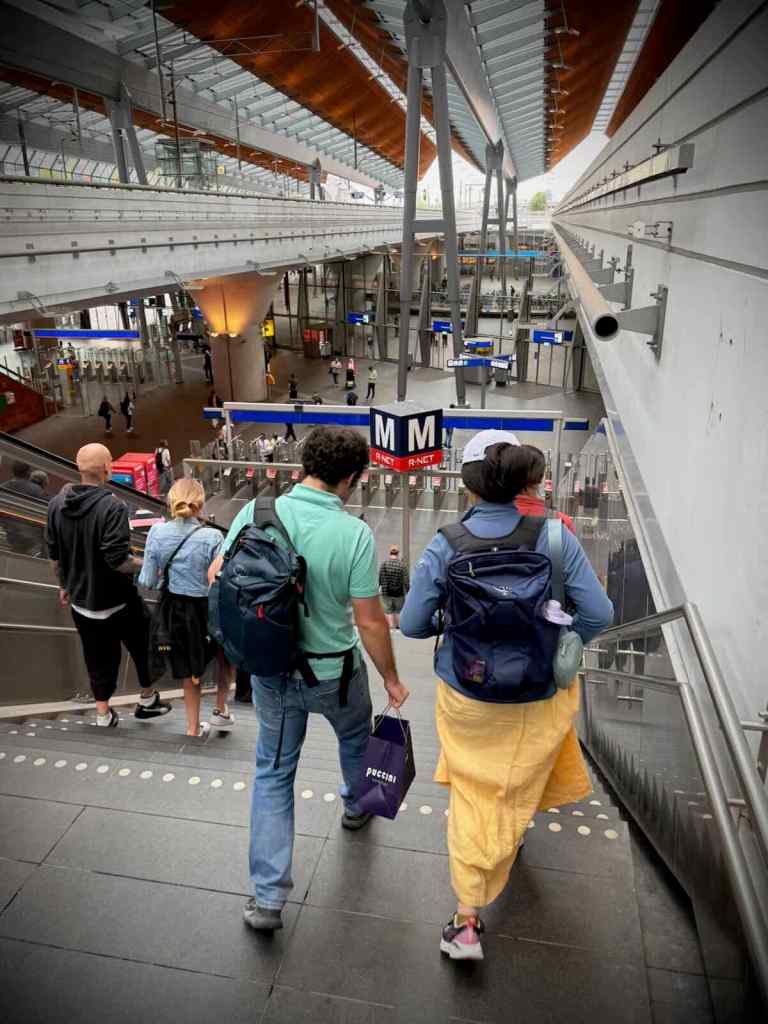 Arriving at Bijlmer ArenA