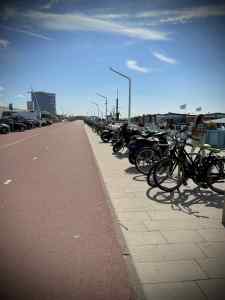 Cycle parking on Strandweg