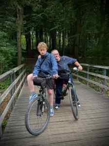 On the bridge in Haagse Bos