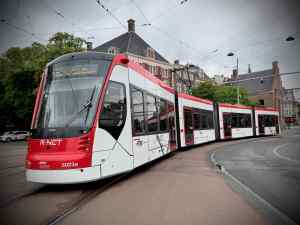 Tram on Buitenhof
