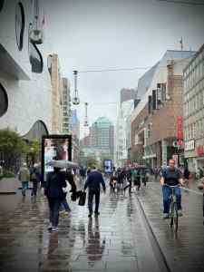 Looking along Grote Marktstraat