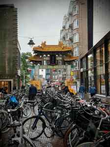 On Wagenstraat, looking towards the gate to Chinatown