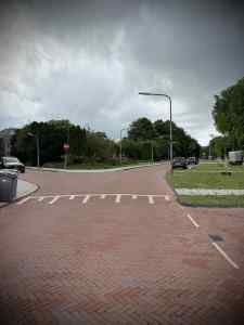Newly paved Storm van 's-Gravesandeweg