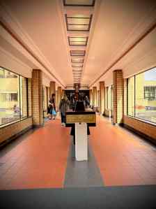 Entrance inside Kunstmuseum Den Haag