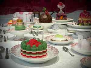 Artwork in the Grand Dessert exhibition