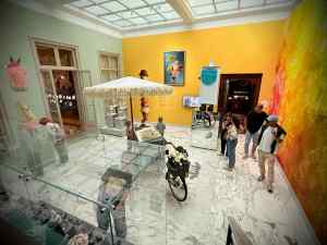 Artwork in the Grand Dessert exhibition