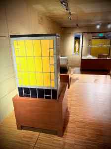 Model of the Kunstmuseum Den Haag interior walls