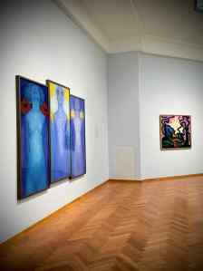 Evolution by Piet Mondrian and Kleurencompositie nr. 106 by Jacoba van Heemskerck