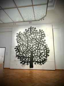 Artwork in the New New Babylon exhibition by Sadik Kwaish Alfraji