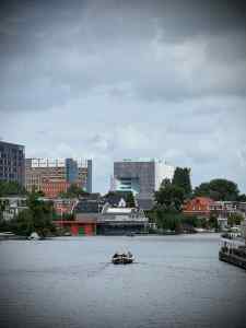 View along the Rijn from Churchillbrug