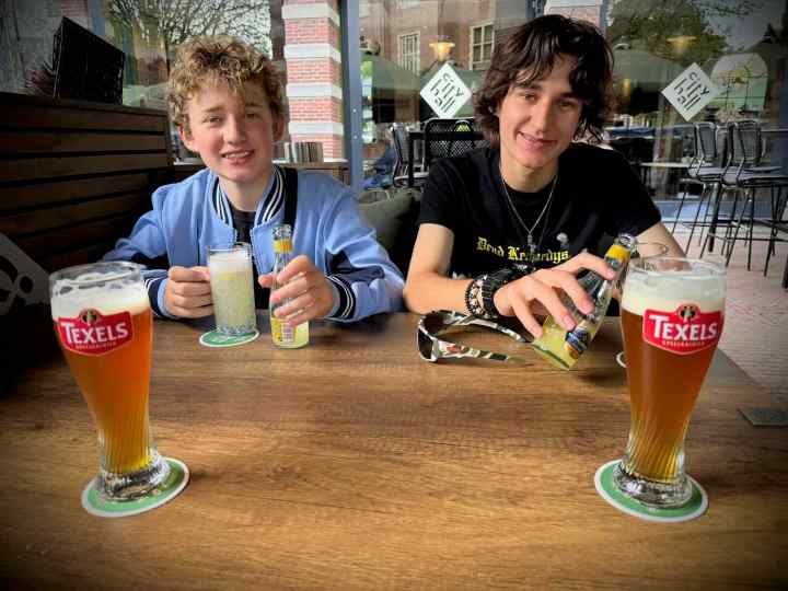 Stopping for a drink at Trattoria Italiana City Hall