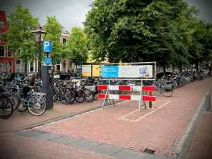 Cycle parking area on Steenschuur