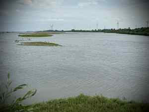Looking out to the east, to the nature reserves