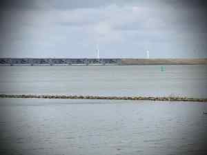 Looking out towards Haringvlietdam