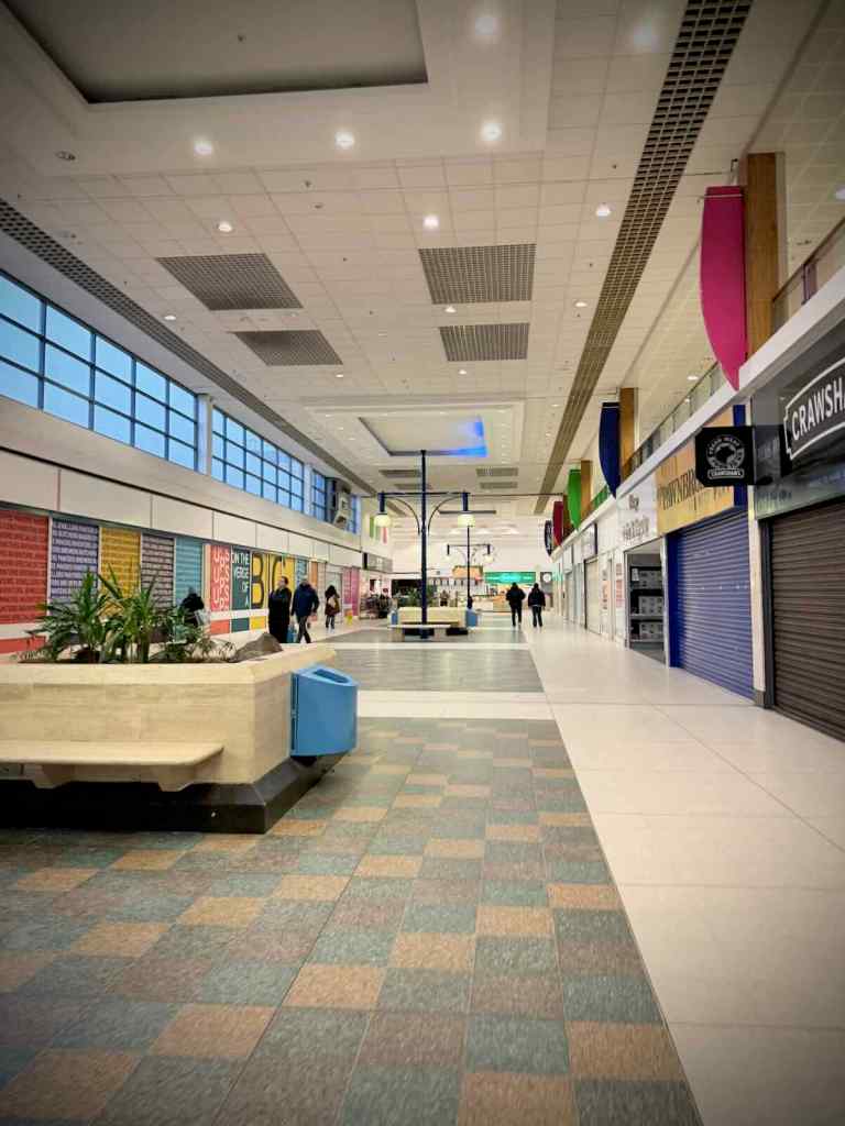 Most shops now closed