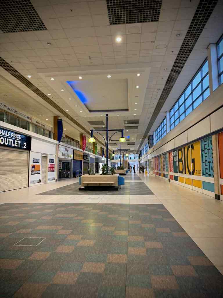 Next to where Tesco used to be