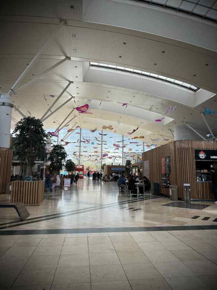 Inside Midsummer Place shopping centre