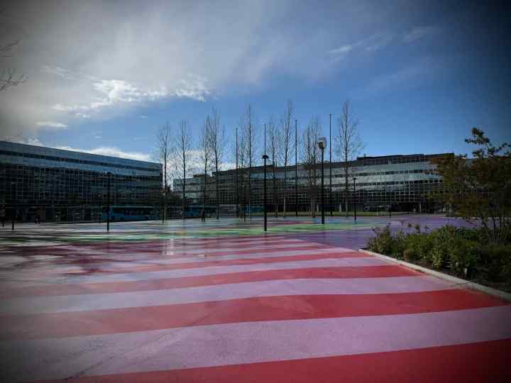 Recently redeveloped Station Square
