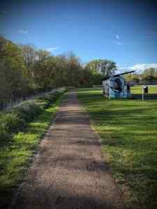 Redway around the sports field in Bradwell