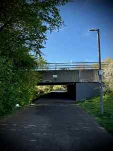 Underpass under H3 Monks Way